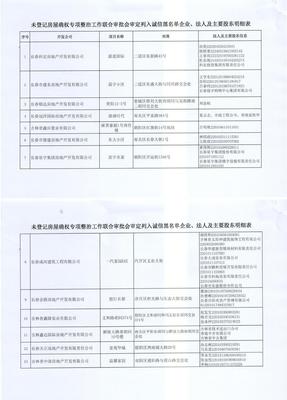 長春27家房地產開發企業被列入誠信黑名單，行業監管趨嚴